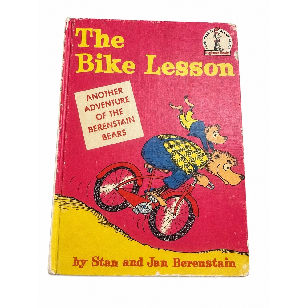 Vintage The Bike Lesson Berenstain Bears  1960's Book Club Edition Hardcover